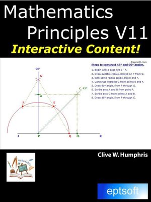 cover image of Mathematics Principles V11